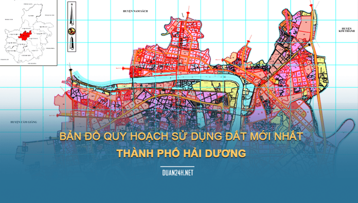Tải về bản đồ quy hoạch Thành phố Hải Dương