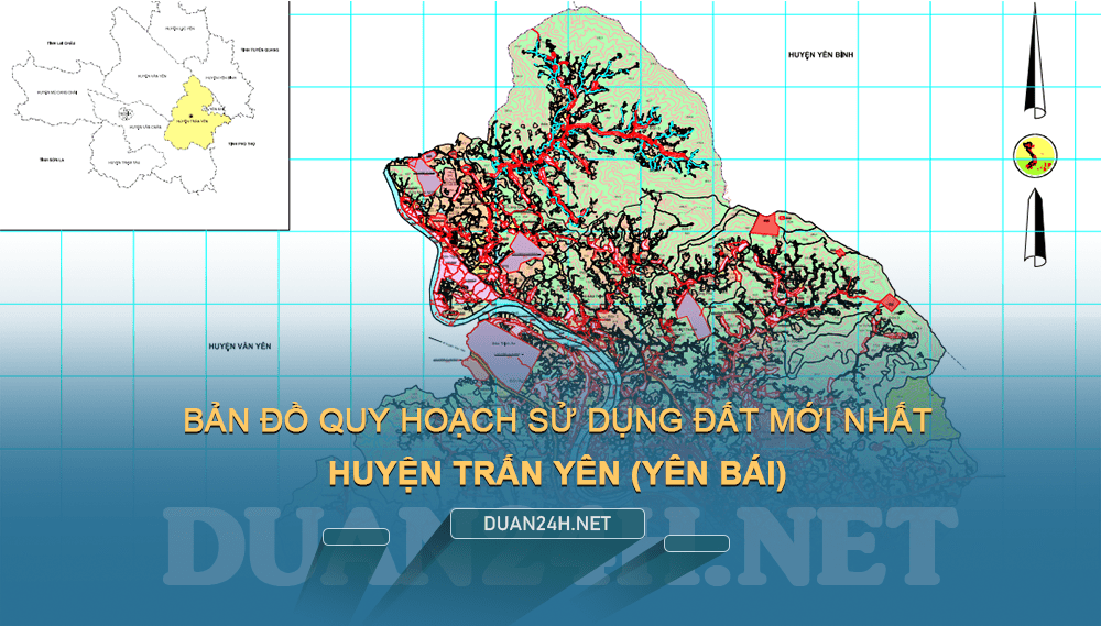 Bản đồ quy hoạch, kế hoạch huyện Trấn Yên (Yên Bái)