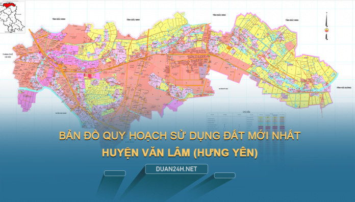 Tải về bản đồ quy hoạch huyện Văn Lâm (Hưng Yên)
