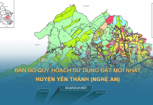 Tải về bản đồ quy hoạch sử dụng đất huyện Yên Thành (Nghệ An)