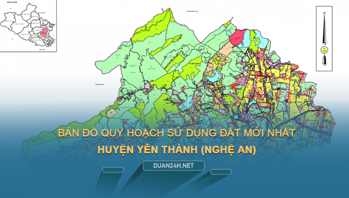 Tải về bản đồ quy hoạch sử dụng đất huyện Yên Thành (Nghệ An)