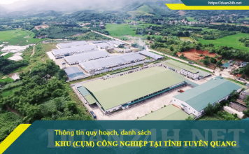 Thông tin các Khu (cụm) công nghiệp tại tỉnh Tuyên Quang