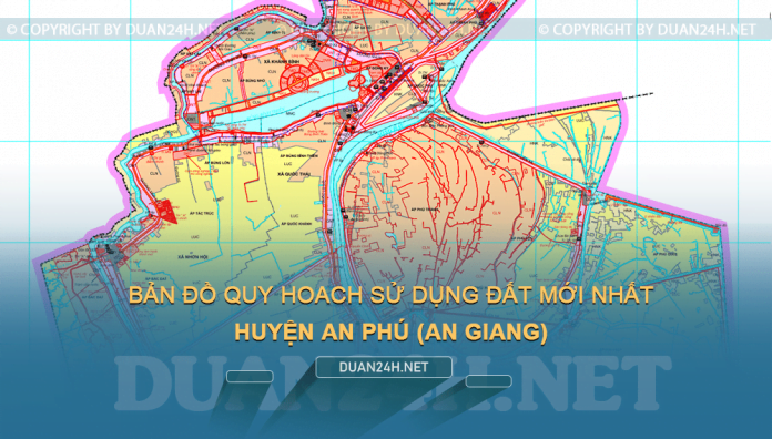 Tải về bản đồ quy hoạch sử dụng đất huyện An Phú (An Giang)