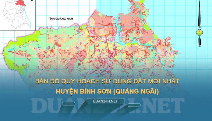 Tải về bản đồ quy hoạch sử dụng đất huyện Bình Sơn (Quảng Ngãi)