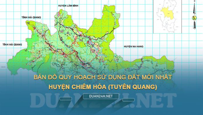 Tải về bản đồ quy hoạch sử dụng đất huyện Chiêm Hóa (Tuyên Quang)