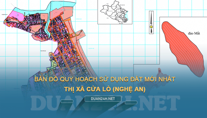 Tải về bản đồ quy hoạch sử dụng đất Thị xã Cửa Lò (Nghệ An)
