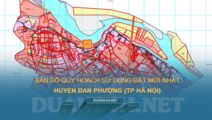Tải về bản đồ quy hoạch sử dụng đất huyện Đan Phượng (Hà Nội)
