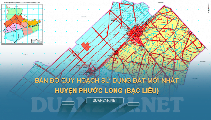 Tải về bản đồ quy hoạch sử dụng đất huyện Phước Long (Bạc Liêu)