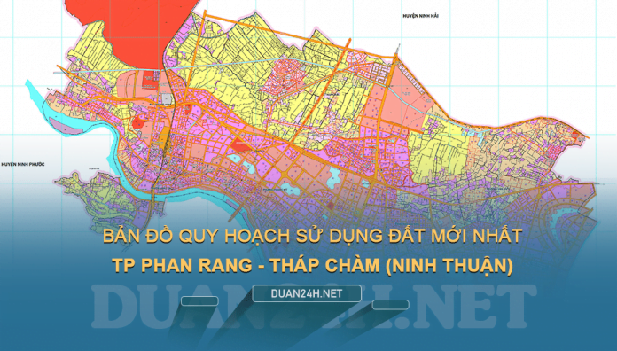 Tải về bản đồ quy hoạch sử dụng đất TP Phan Rang - Tháp Chàm (Ninh Thuận)