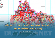 Tải về bản đồ quy hoạch sử dụng đất Thị xã Thái Hòa (Nghệ An)
