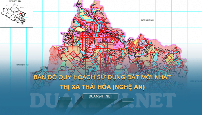 Tải về bản đồ quy hoạch sử dụng đất Thị xã Thái Hòa (Nghệ An)