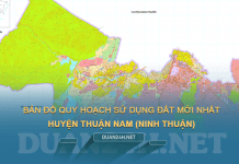 Tảu về bản đồ quy hoạch sửu dụng đất huyện Thuận Nam (Ninh Thuận)