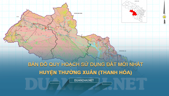 Tải về bản đồ quy hoạch sử dụng đất huyện Thường Xuân (Thành Hóa)