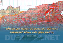 Tải về bản đồ quy hoạch sử dụng đất Thành phố Đồng Xoài
