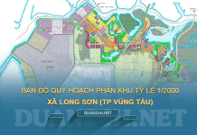 Bản đồ quy hoạch 1/2000 xã Long Sơn, Tp Vũng Tàu