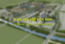 UBND tỉnh Thanh Hóa phê duyệt nhiệm vụ quy hoạch chi tiết 1/500 Khu đô thị Yến Sơn