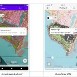 Giao diện iLand trên điệnt hoại thông minh