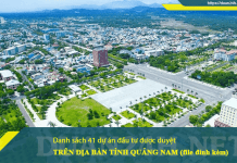 Thông tin danh sách 41 dự án đầu tư đợt 1/2021 tại tỉnh Quảng Nam