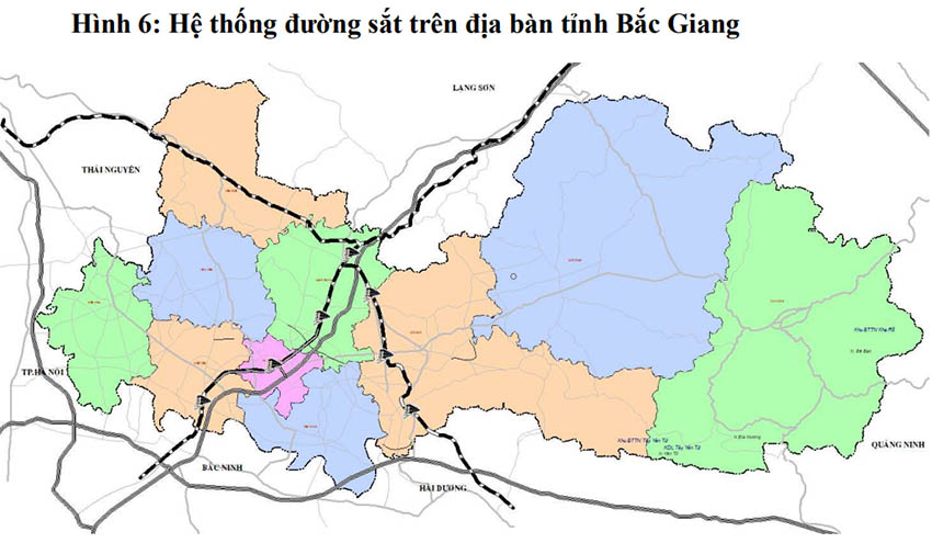 Quy hoạch đường sắt Bắc Giang thời kỳ 2021 - 2030