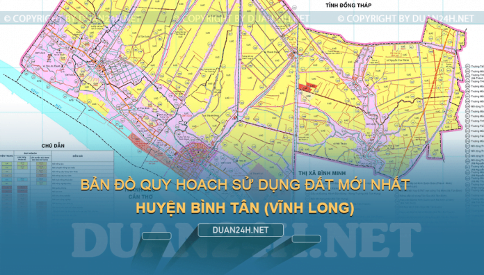 Tải về bản đồ quy hoạch sử dụng đất huyện Bình Tân (Vĩnh Long)