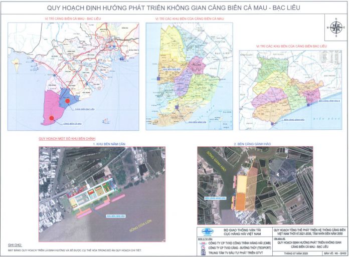 Tài liệu quy hoạch cảng biển Bạc Liêu và Cà Mau thời kỳ 2021 - 2030, tầm nhìn năm 2050