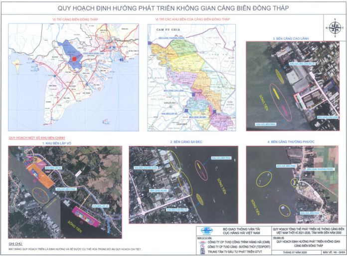 Tài liệu quy hoạch cảng biển Đồng Tháp thời kỳ 2021 - 2030, tầm nhìn năm 2050