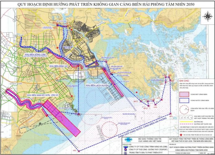 Tài liệu quy hoạch cảng biển Hải Phòng giai đoạn 2021 - 2030, tầm nhìn năm 2050