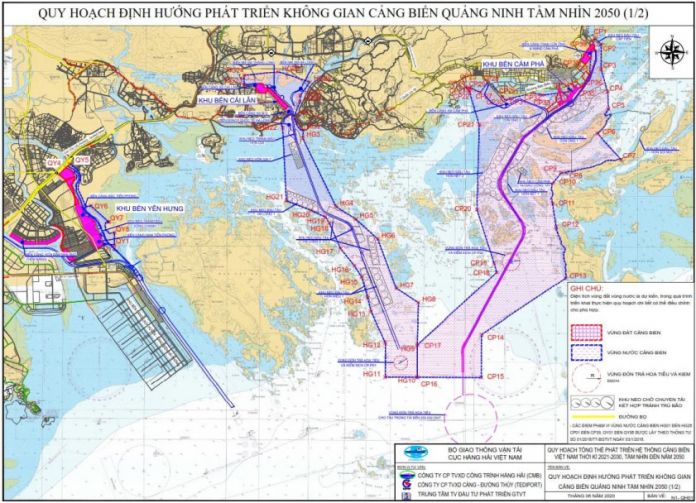 Tài liệu quy hoạch cảng biển Quảng Ninh thời kỳ 2021 - 2030, tầm nhìn năm 2050