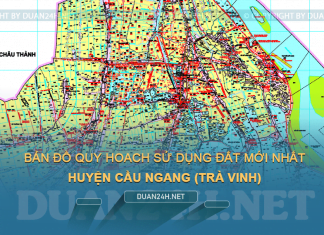 Tải về bản đồ quy hoạch sử dụng đất huyện Cầu Ngang (Trà Vinh)