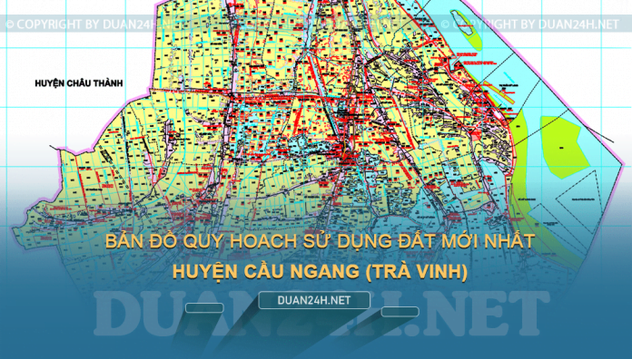 Tải về bản đồ quy hoạch sử dụng đất huyện Cầu Ngang (Trà Vinh)