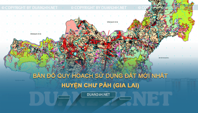Tải về bản đồ quy hoạch sử dụng đất huyện Chư Păh (Gia Lai)