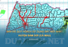 Tải về bản đồ quy hoạch sử dụng đất huyện Đầm Dơi (Cà Mau)