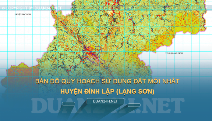 Tải về bản đồ quy hoạch sử dụng đất huyện Đình Lập (Lạng Sơn)