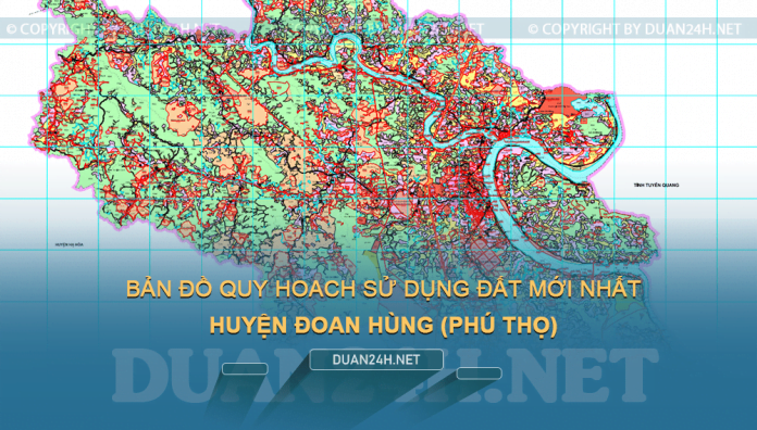 Tải về bản đồ quy hoạch sử dụng đất huyện Đoan Hùng (Phú Thọ)