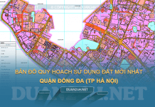 Tải về bản đồ quy hoạch sử dụng đất quận Đống Đa (TP Hà Nội)