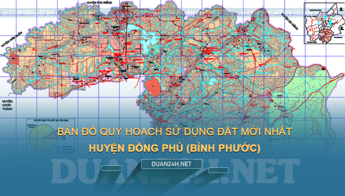 Tải về bản đồ quy hoạch sử dụng đất huyện Đồng Phú (Bình Phước)