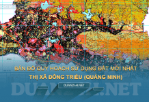 Tải về bản đồ quy hoạch sử dụng đất Thị xã Đông Triều (Quảng Ninh)