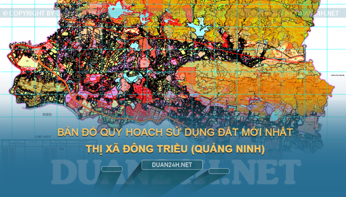 Tải về bản đồ quy hoạch sử dụng đất Thị xã Đông Triều (Quảng Ninh)