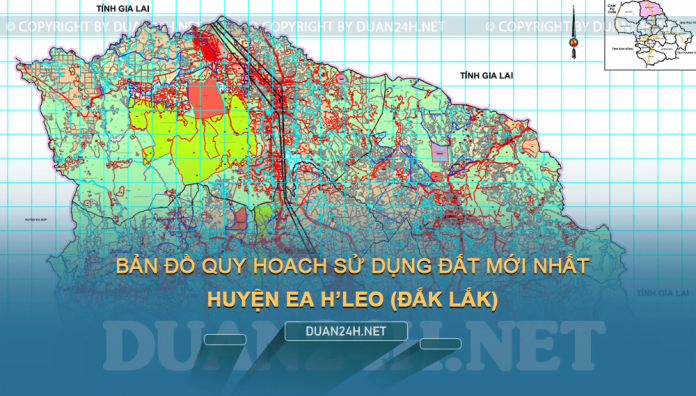 Tải về bản đồ quy hoạch huyện Ea H'leo (Đắk Lắk)