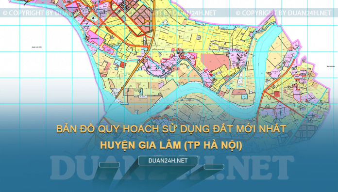 Tải về bản đồ quy hoạch sử dụng đất huyện Gia Lâm (TP Hà Nội)