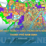 Tải về bản đồ quy hoạch phát triển giao thông TP Nam Định