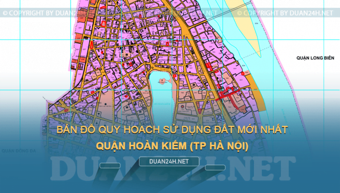 Tải về bản đồ quy hoạch sử dụng đất Quận Hòa Kiếm (TP Hà Nội)