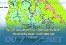 Tải về bản đồ quy hoạch sử dụng đất huyện Lâm Bình (Tuyên Quang)