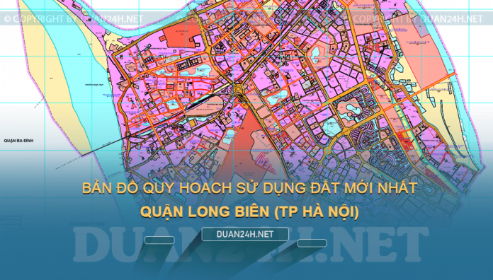 Tải về bản đồ quy hoạch sử dụng đất quận Long Biên (Hà Nội)
