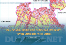 Tải về bản đồ quy hoạch sử dụng đất huyện Long Hồ (Vĩnh Long)