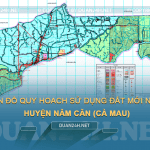 Tải về bản đồ quy hoạch sử dụng đất huyện Năm Căn (Cà Mau)