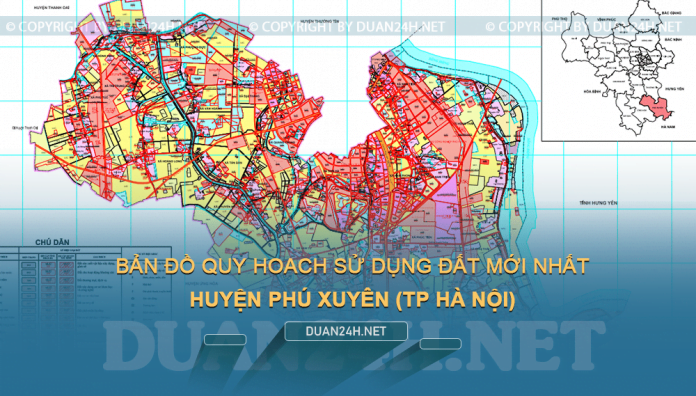 Tải về bản đồ quy hoạch sử dụng đất huyện Phú Xuyên (Hà Nội)