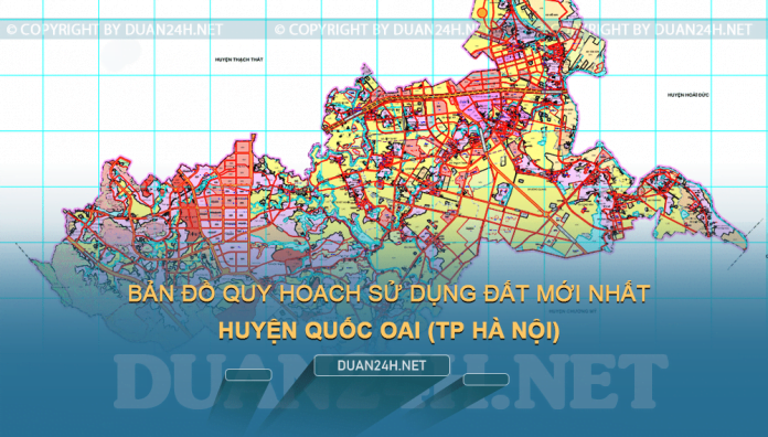 Tải về bản đồ quy hoạch sử dụng đất huyện Quốc Oai (Hà Nội)