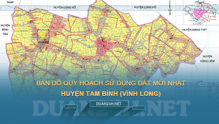 Tải về bản đồ quy hoạch sử dụng đất huyện Tam Bình (Vĩnh Long)