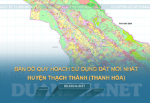 Tải về bản đồ quy hoạch sử dụng đất huyện Thạch Thành (Thanh Hóa)